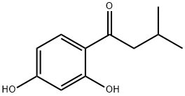 1-(2,4-dihydroxyphenyl)-3-methylbutan-1-one Structure