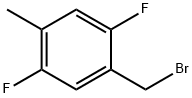 2,5-Difluoro-4-methylbenzylbromide 化学構造式