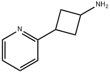 Cyclobutanamine, 3-(2-pyridinyl)- Structure