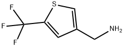 [5-(trifluoromethyl)thiophen-3-yl]methanamine Structure