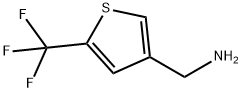 [5-(trifluoromethyl)thiophen-3-yl]methanamine Struktur