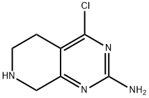 4-chloro-5H,6H,7H,8H-pyrido[3,4-d]pyrimidin-2-amine 化学構造式