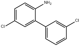 4-chloro-2-(3-chlorophenyl)aniline 化学構造式