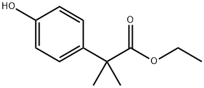 ethyl 2-(4-hydroxyphenyl)-2-methylpropanoate Struktur