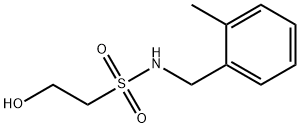 2-hydroxy-N-[(2-methylphenyl)methyl]ethane-1-sulfonamide Struktur