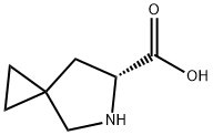 (R)-5-azaspiro[2.4]heptane-6-carboxylic acid Structure