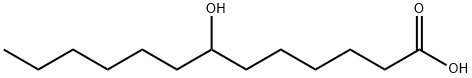 7-ヒドロキシトリデカン酸 化学構造式