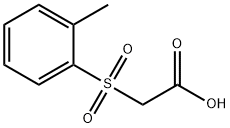 2-(2-methylbenzenesulfonyl)acetic acid Struktur