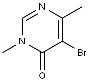 5-溴-3,6-二甲基-3,4-二氢嘧啶-4-酮, 1530950-02-7, 结构式