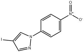 4-Iodo-1-(4-nitrophenyl)-1H-pyrazole, 153142-44-0, 结构式