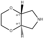 trans-hexahydro-2H-[1,4]dioxino[2,3-c]pyrrole 结构式