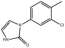 1-(3-chloro-4-methylphenyl)-2,3-dihydro-1H-imidazol-2-one Struktur