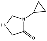 3-cyclopropylimidazolidin-4-one Struktur