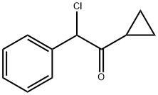 2-chloro-1-cyclopropyl-2-phenylethan-1-one Structure