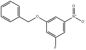1-(benzyloxy)-3-fluoro-5-nitrobenzene Structure