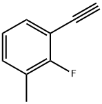 1-Ethynyl-2-fluoro-3-methylbenzene 化学構造式