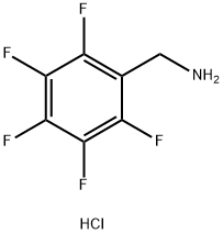 (pentafluorophenyl)methanamine hydrochloride 化学構造式