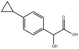 2-(4-环丙基苯基)-2-羟基乙酸, 1541522-02-4, 结构式