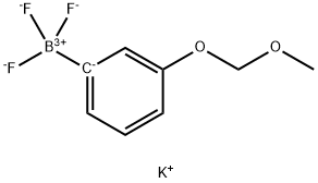 [3-(甲氧基甲氧基)苯基]三氟硼酸钾, 1542163-53-0, 结构式