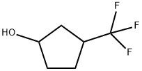 3-(trifluoromethyl)cyclopentan-1-ol Struktur