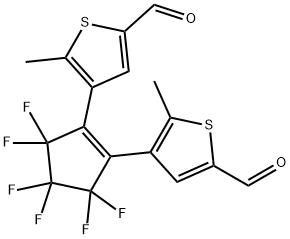 1,2-双(5'-甲酰-2'-甲基-3'-噻吩基)全氟环戊烯 结构式