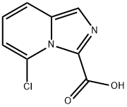 5-chloroimidazo[1,5-a]pyridine-3-carboxylic acid, 1545675-72-6, 结构式