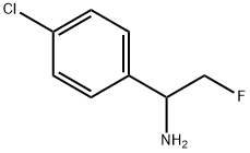 1-(4-CHLOROPHENYL)-2-FLUOROETHAN-1-AMINE 结构式