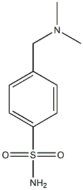 4-[(dimethylamino)methyl]benzene-1-sulfonamide Struktur