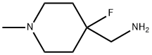 (4-fluoro-1-methylpiperidin-4-yl)methanamine,1554428-01-1,结构式