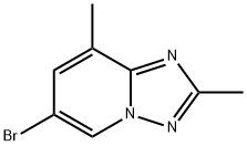 6-溴-2,8-二甲基-[1,2,4]三唑并[1,5-A]吡啶,1554779-20-2,结构式