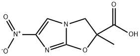2-Methyl-6-nitro-2,3-dihydroimidazo[2,1-b]oxazole-2-carboxylic acid Struktur