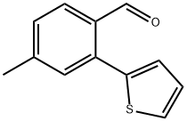 4-Methyl-2-(thiophen-2-yl)benzaldehyde Structure