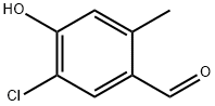 5-Chloro-4-hydroxy-2-methylbenzaldehyde Structure