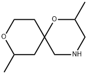 2,8-dimethyl-1,9-dioxa-4-azaspiro[5.5]undecane 化学構造式