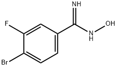 4-Bromo-3-fluoro-N-hydroxybenzamidine Structure