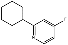 4-Fluoro-2-(cyclohexyl)pyridine Structure