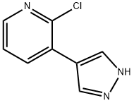 2-CHLORO-3-(1H-PYRAZOL-4-YL)PYRIDINE,1563529-57-6,结构式