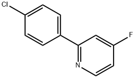 4-Fluoro-2-(4-chlorophenyl)pyridine Structure
