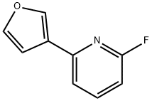 2-Fluoro-6-(3-furyl)pyridine,1563529-95-2,结构式