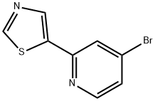 4-Bromo-2-(thiazol-5-yl)pyridine|4-Bromo-2-(thiazol-5-yl)pyridine