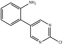 2-CHLORO-5-(2-AMINOPHENYL)PYRIMIDINE Structure