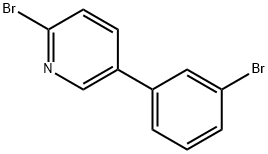 2-BROMO-5-(3-BROMOPHENYL)PYRIDINE Structure