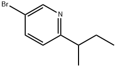 3-Bromo-6-(sec-butyl)pyridine 化学構造式