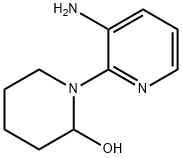 1-(3-AMINOPYRIDIN-2-YL)PIPERIDIN-2-OL,1563531-65-6,结构式