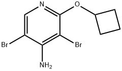 4-Amino-3,5-dibromo-2-(cyclobutoxy)pyridine|