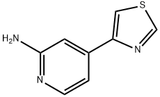 2-Amino-4-(thiazol-4-yl)pyridine Struktur