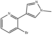 3-Bromo-2-(1-methyl-1H-pyrazol-4-yl)pyridine|