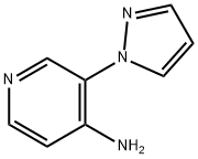 4-AMINO-3-(1H-PYRAZOL-1-YL)PYRIDINE 化学構造式