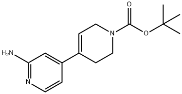 TERT-BUTYL 4-(2-AMINOPYRIDIN-4-YL)-1,2,3,6-TETRAHYDROPYRIDINE-1-CARBOXYLATE,1563532-60-4,结构式