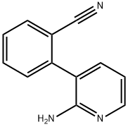 2-(2-AMINOPYRIDIN-3-YL)BENZONITRILE Structure